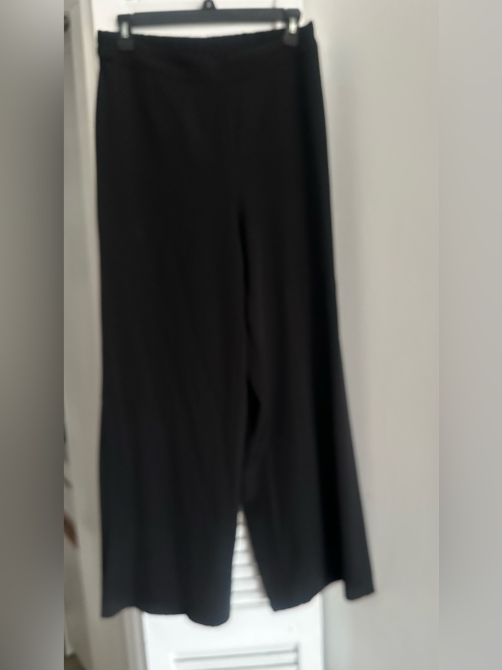 Philosophy Black Wide-Leg Pants